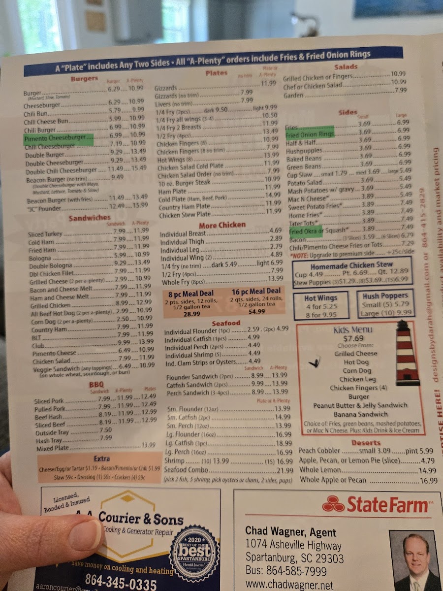 The Beacon Drive-in Menu - Image 5